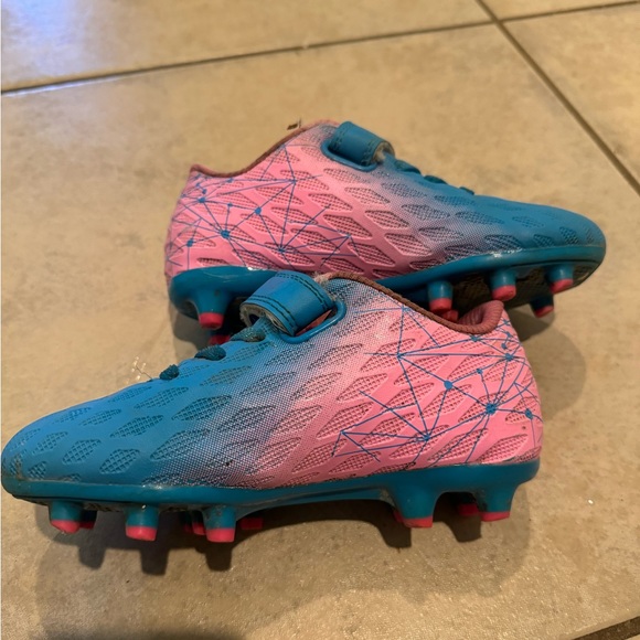 brooman Other - Girls pink and blue soccer cleats size 11